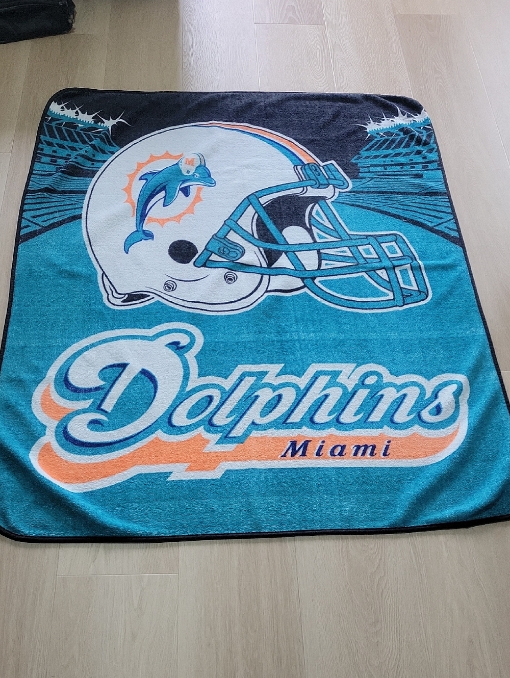 Miami Dolphins NFL Throw Blanket 44 X 57